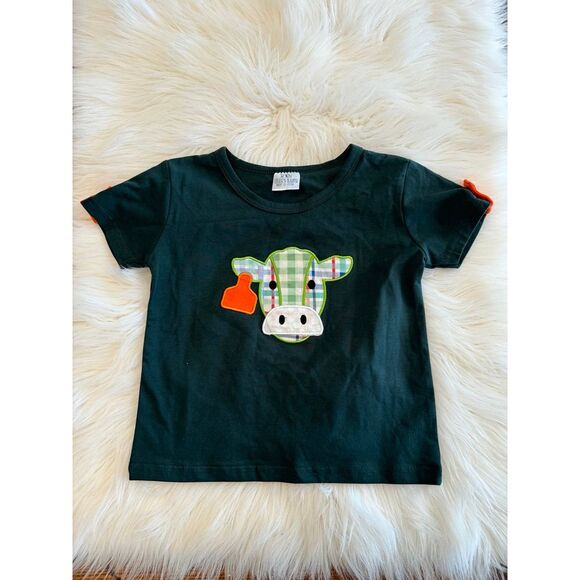 Cow applique top size 2t‎ - Picture 1 of 3